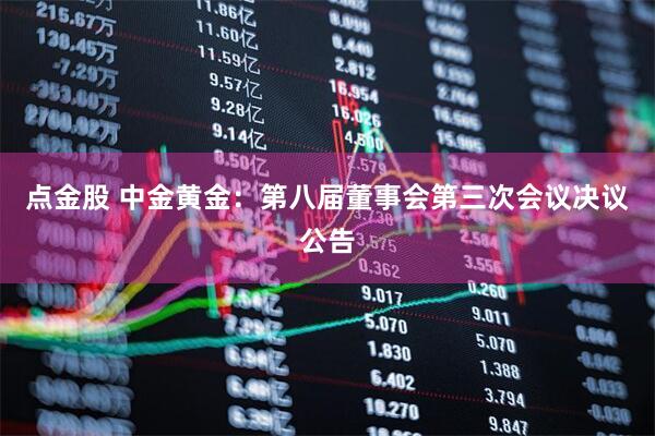 点金股 中金黄金：第八届董事会第三次会议决议公告