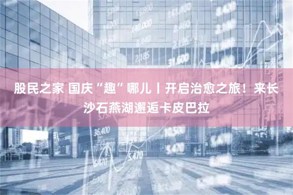 股民之家 国庆“趣”哪儿丨开启治愈之旅！来长沙石燕湖邂逅卡皮巴拉